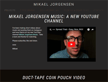 Tablet Screenshot of mikaeljorgensen.com